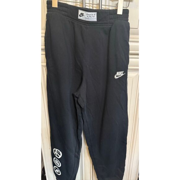 Nike Boys Culture Of Basketball Pull On Graphic Jogger Pants Black Size XL - Picture 13 of 14